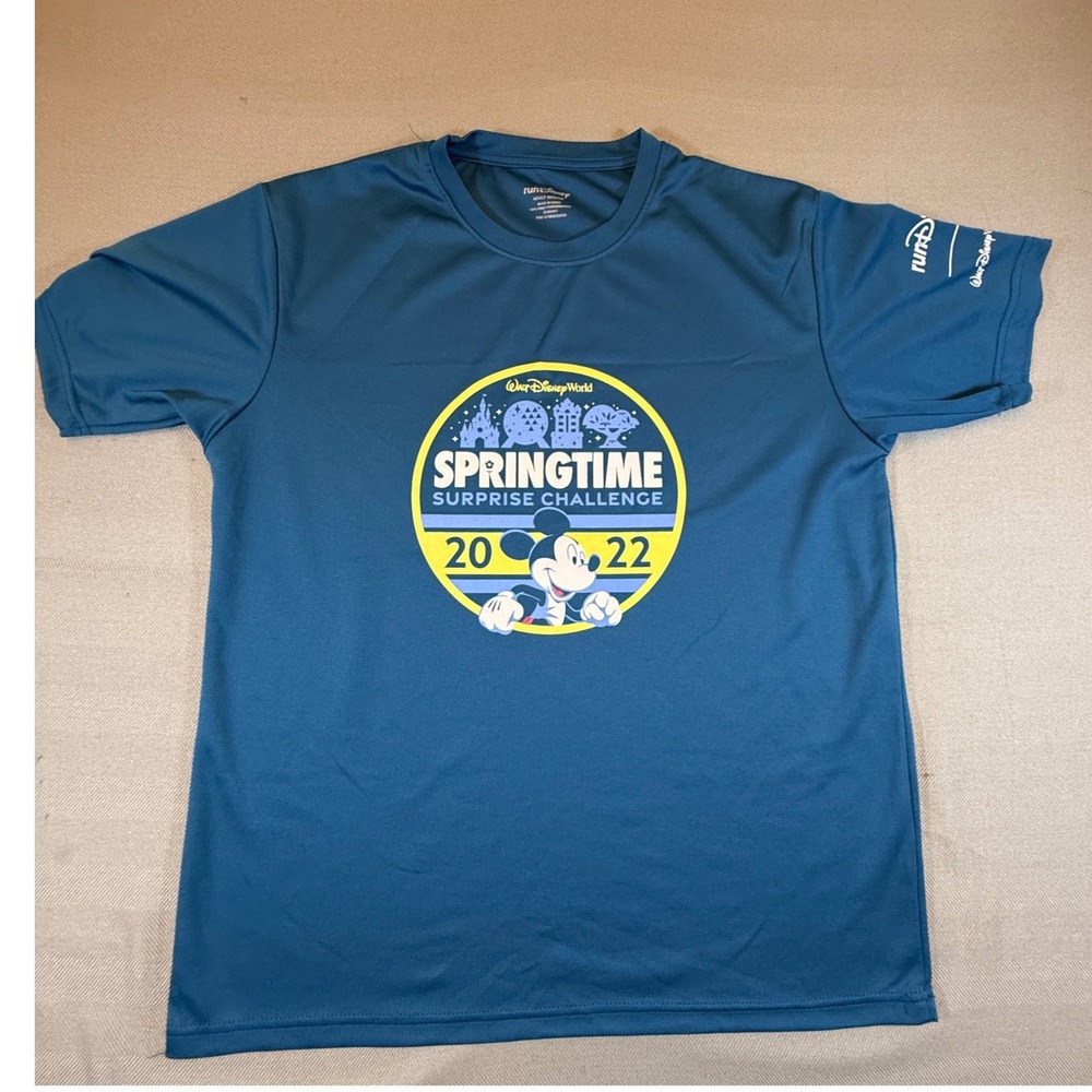 runDisney 2022 Springtime Surprise Challenge Mickey Blue Performance M 2277